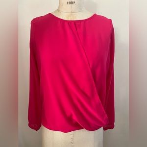 Buffalo David Bitton Twisted Front and Back Popover Top Size S/P